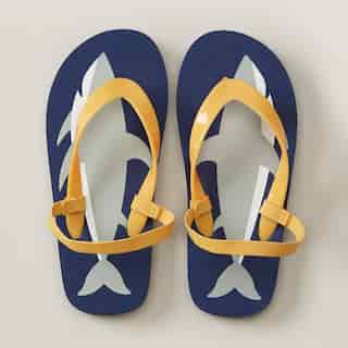 FLIP FLOPS, SHARK KIDS MEDIUM