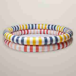 OUI INFLATABLE OUTDOOR POOL MULTI STRIPE