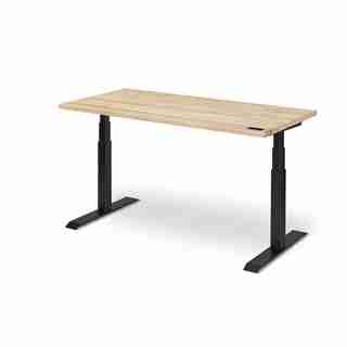 The Sway Desk - Solid Maple / Black Frame / 24"x48"