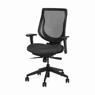 Ergonofis YouToo Ergonomic Chair Black Frame Mariana Grey Fabric