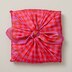 REUSABLE GIFT WRAP, WAVY CHECK PHLOX PINK