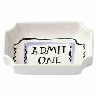 Kate Spade New York® Pop By Small Bowl – Admit One Ticket