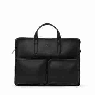 Matt & Nat® Soren Black Mens Briefcase