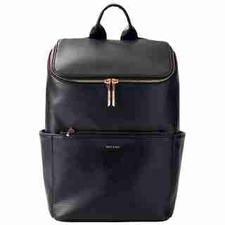 MATT & NAT BRAVE BACKPACK - BLACK WITH ROSE GOLD HARDWARE