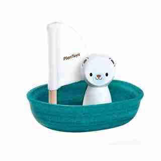 PLAN TOYS SAILING BOAT POLAR BEAR