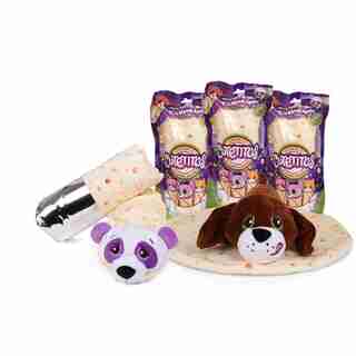 Cutetitos™ Blanket-Wrapped Collectible Plush Animals