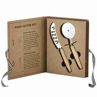 PIZZA CUTTER GIFT SET