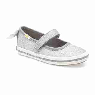 Keds® X Kate Spade New York® Sloane Mary Jane Crib Sneaker Silver Size 5