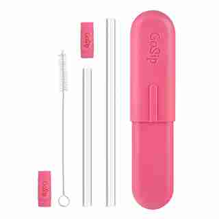 GOSIP PAILLES EN VERRE RÉUTILISABLES - ROSE BUBBLEGUM