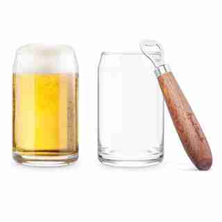 CRAFT BEER GLASS SET WITH BREWHOUSE BOTTLE OPENER