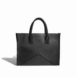 PIXIE MOOD GRETA WORK TOTE - BLACK/NUBUCK