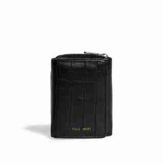 Pixie Mood Candace Wallet Black Croc