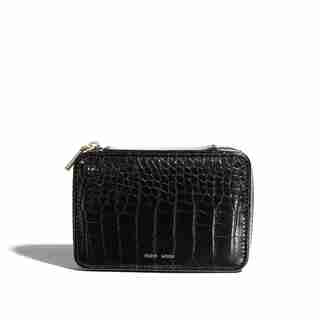 Pixie Mood Blake Travel Jewelery Case Black Croc