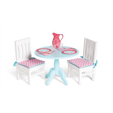 Table Chairs Set By American Girl Food Dining Gifts Chapters American Girl Accessories Food Dining Table Chairs Set