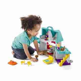 Fisher-Price House Playset Little People Big Helpers Home (Bilingual)