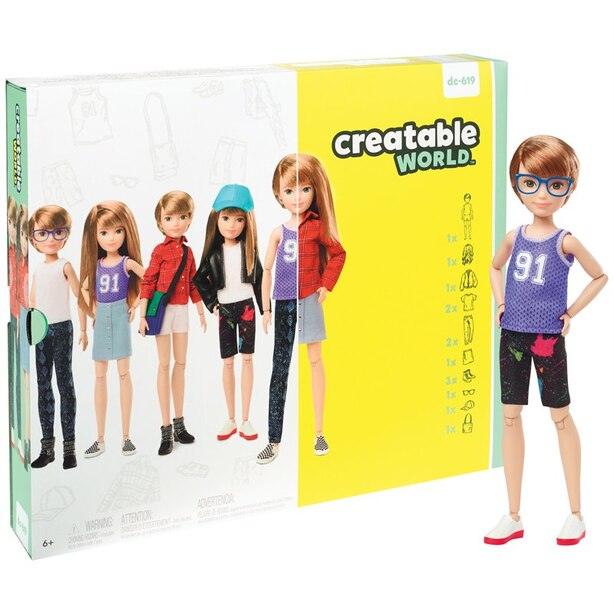 Creatable World Deluxe Character Kit 1 STRAWBERRY BLONDE HAIR