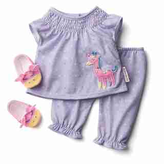 American Girl® Bitty Baby™ Pajama Set Cuddy Giraffe