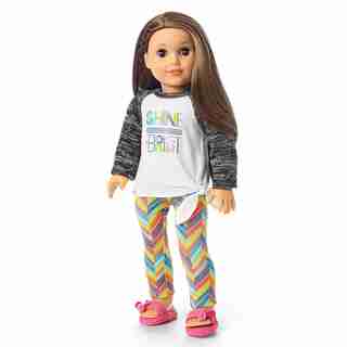 American Girl Girl Of The Year 2020 Joss's Shine Bright Pajamas