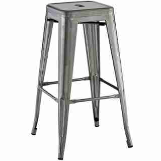 Promenade Bar Stool - Gunmetal
