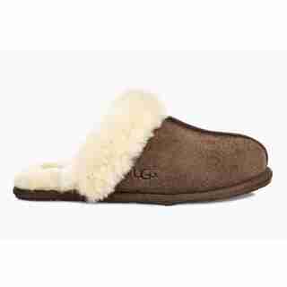UGG® Women's Scuffette II Slipper - Black/Grey, Size 6
