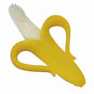 Baby Banana Brush Infant Toothbrush with Handles
