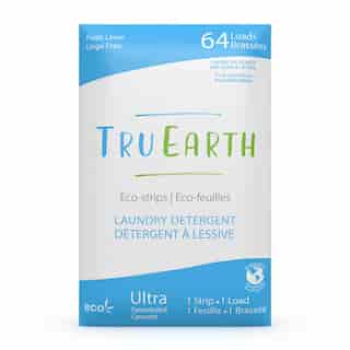 Tru Earth Eco-Strips Laundry Detergent Fresh Linen 64 loads