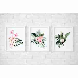 Tropical Florals Paint-by-Number Kit