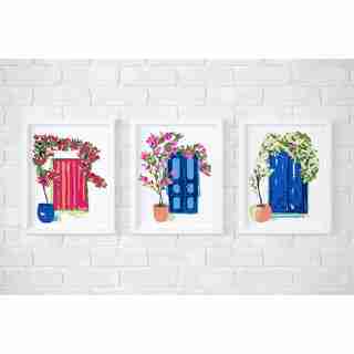 Greek Doors Paint By Number Kit 3-Pack