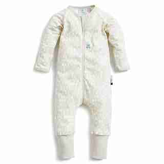 ergoPouch 0.2 TOG Pajamas Organic Cotton & Bamboo Long Sleeve Sleeper - Fawn Baby 0-3 Months