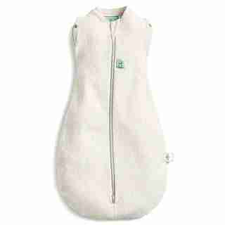 ergoPouch Organic Cotton & Bamboo Swaddle Sleep Sack 1.0 TOG - Grey Marle Baby Size 3-6 months