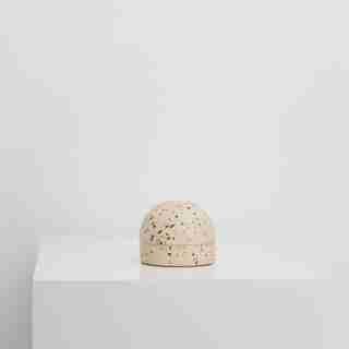 Capra Designs Terrazzo Dome Keepsake Box Salt