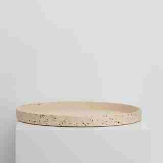Capra Designs Large Terrazzo Tray Salt