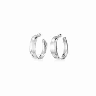 JENNY BIRD NOVA HOOPS SILVER
