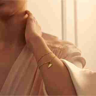 Jenny Bird Layla Wrap Bracelet Gold