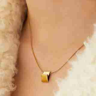 All Love Necklace Pendant, Gold