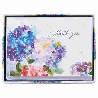 Hydrangeas Thank You Notes, Set of 14