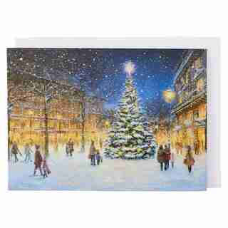 Evening Lights Boxed Holiday Cards, Set of 20