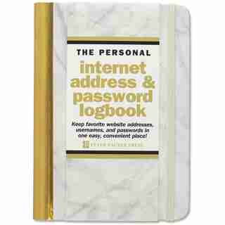Internet Address & Password Journal Marble