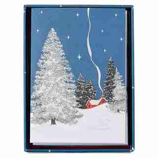 WINTER COTTAGE HOLIDAY BOXED CARDS