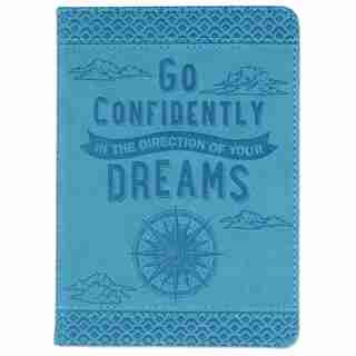 Small Artisan Journal Go Confidently Blue