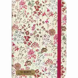 2022 16 MONTH WEEKLY PLANNER WILDFLOWER MEADOW