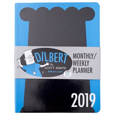 2019 12 month dilbert monthly weekly planner calendar 12 month