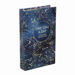 Journal Souvenir - Une Ligne Par Jour Céleste
