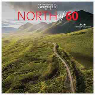 2021 12-Month Wall Calendar 12X12 CAN GEO North of 60