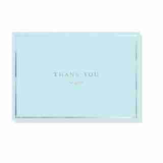 Blue Elegance Thank You Notes Set of 14