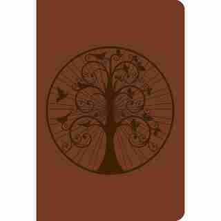 SOFT LEATHER JOURNAL TREE BROWN