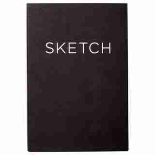 Open Bound Sketchbook Small Black