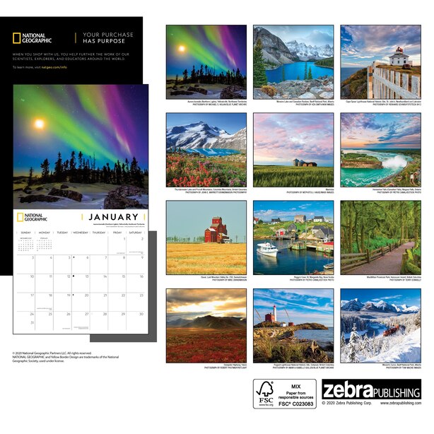 2021 12 Month Wall Calendar National Geographic Canada By Zebra Gifts Www Chapters Indigo Ca national geographic wall calendar 2021