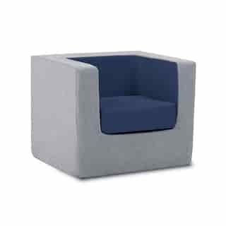 Monte Cubino Kid's Size Chair Nordic Grey/Navy