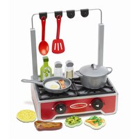Melissa & Doug Deluxe Wooden Cooktop Set by Melissa & Doug